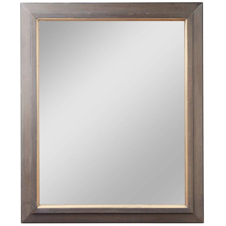 Large MidCentury Framed Mirror at 1stDibs