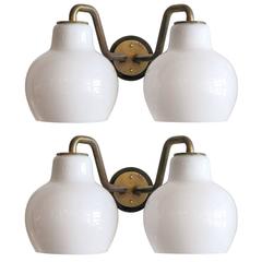 Pair of Vilhelm Lauritzen Double Wall Lights 2