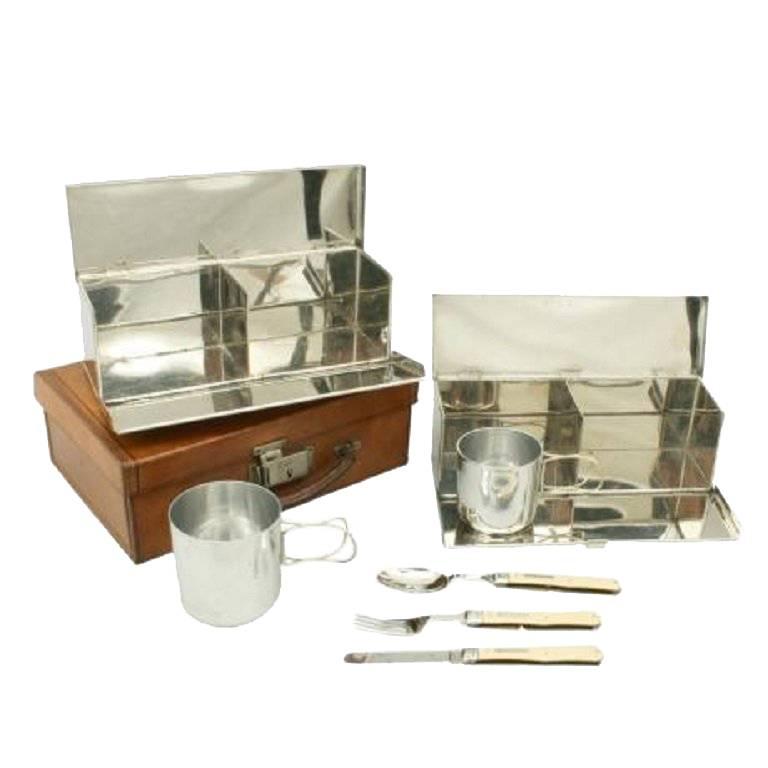 Picnic Set in Leather case.