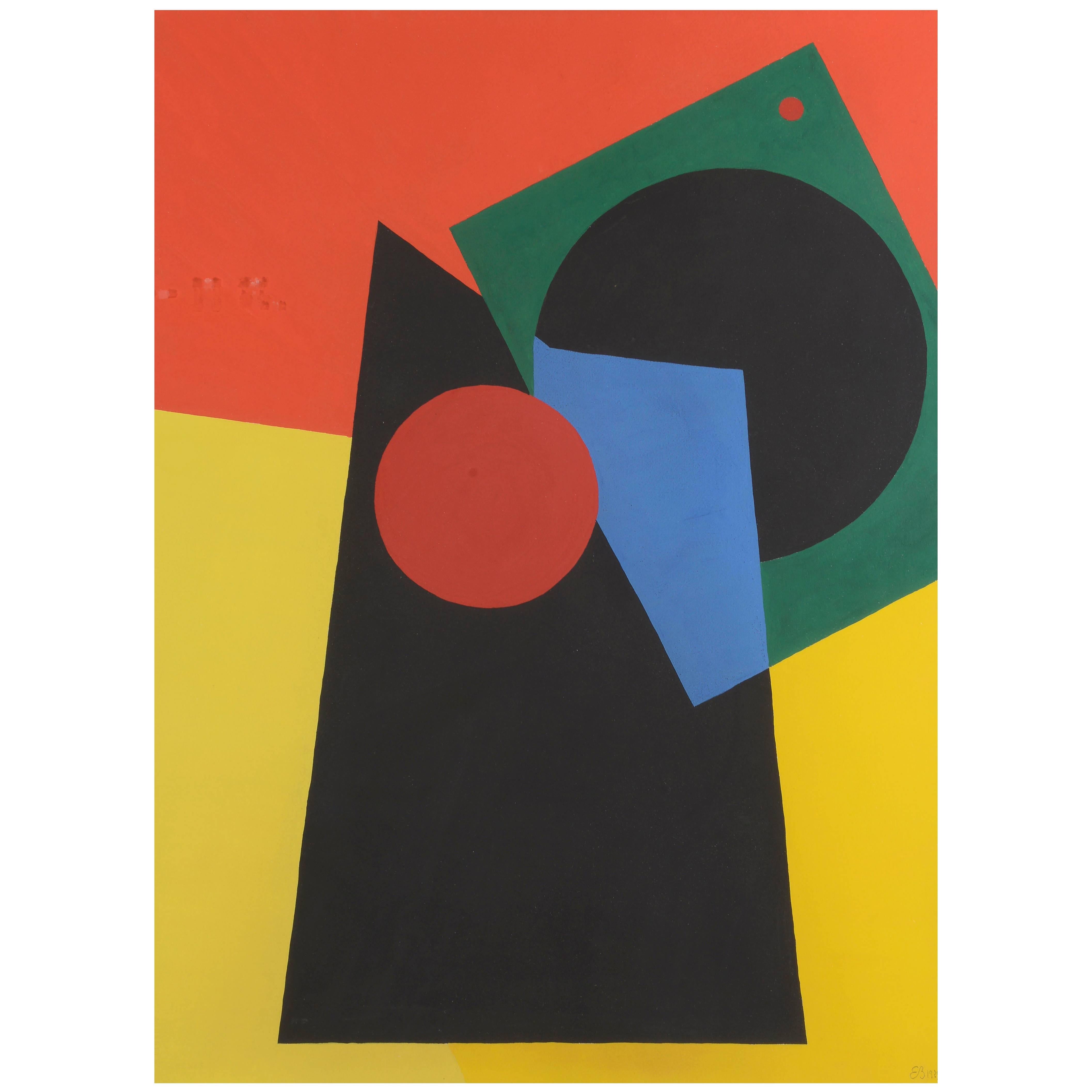 Abstract Composition by Etienne Beothy, 1929-1946