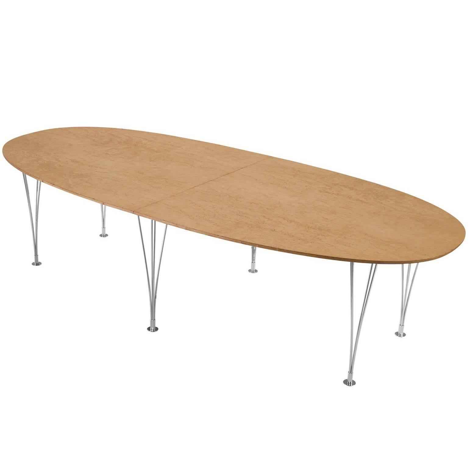 Extra Large Piet Hein & Bruno Mathsson Super-Ellipse Table