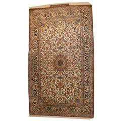 Ispahan Iranian Carpet Signed Seraphian, 20th Century, circa 1950