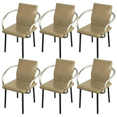 Six chaises Mandarin d'Ettore Sottsass pour Knoll