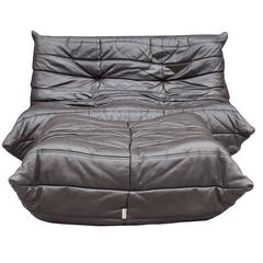 Togo Sofa with Poof by Ligne Roset French Design 2