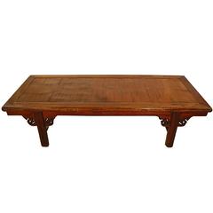 19th Century Chinese Provincial Kang Low Table 5