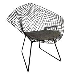 Black Diamond Chair by Harry Bertoia for Knoll, 1950s