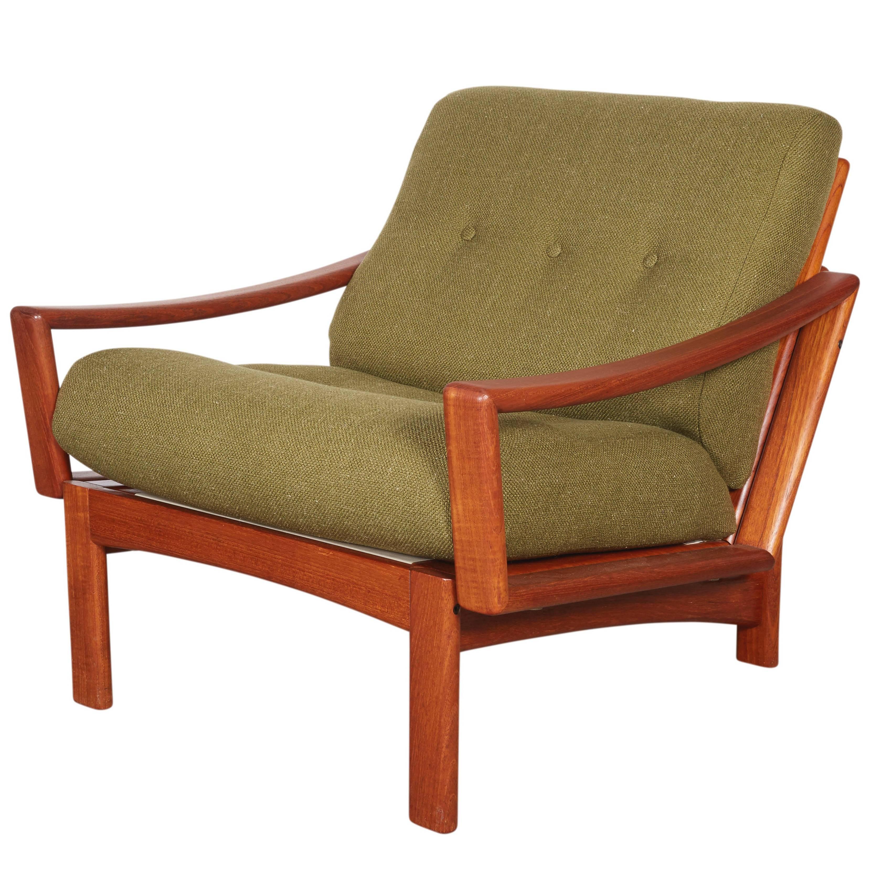 Mid Century Teak Club Chair