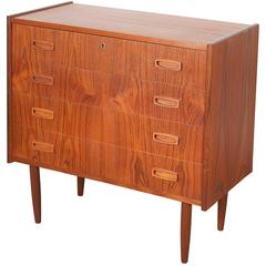 Danish Teak Lowboy Dresser