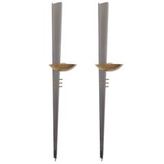 Large Wall Lights by Philips, Mid-Century Modern 11