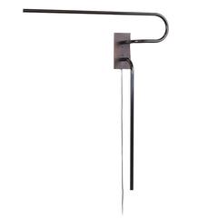 Tube Wall Light and Sconce, Made of Patinated Brass, Handcrafted in Chicago 10