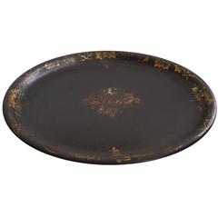 19th Century Painted Tôle Tray from Italy