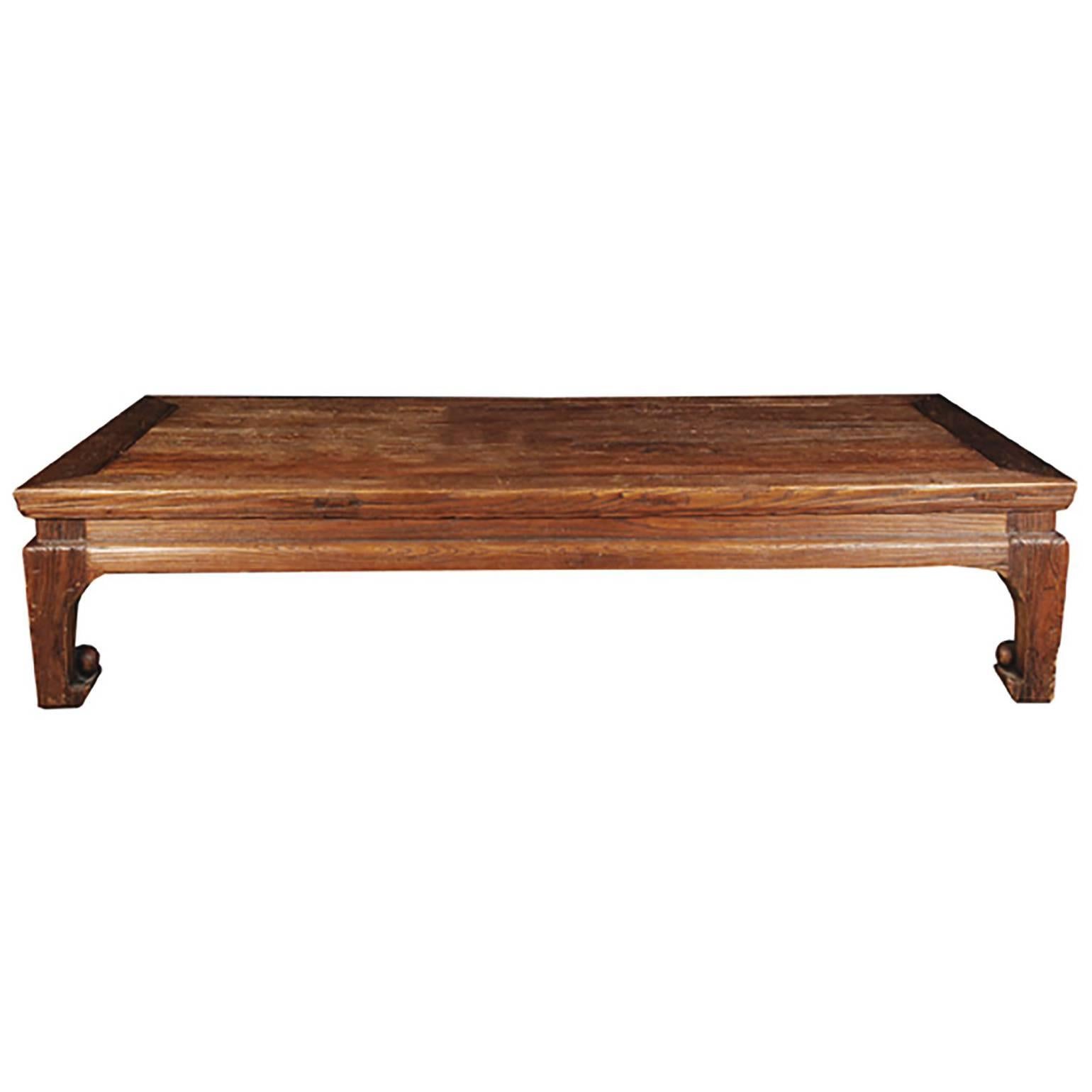 Chinese Hoofed Full Moon Low Table