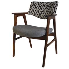 Erik Kirkegaard Chair, Refurbished and reupholstered.