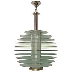 Moderne Globe Glass Light Fixture 10