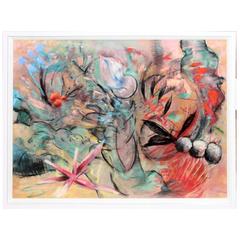 "Rush Light", 1989 Framed Pastel On Paper by Jim Waid, Companion Available 5