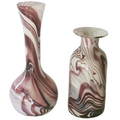 Original Carlo Moretti 'Wave' Vases, circa 1970s 3
