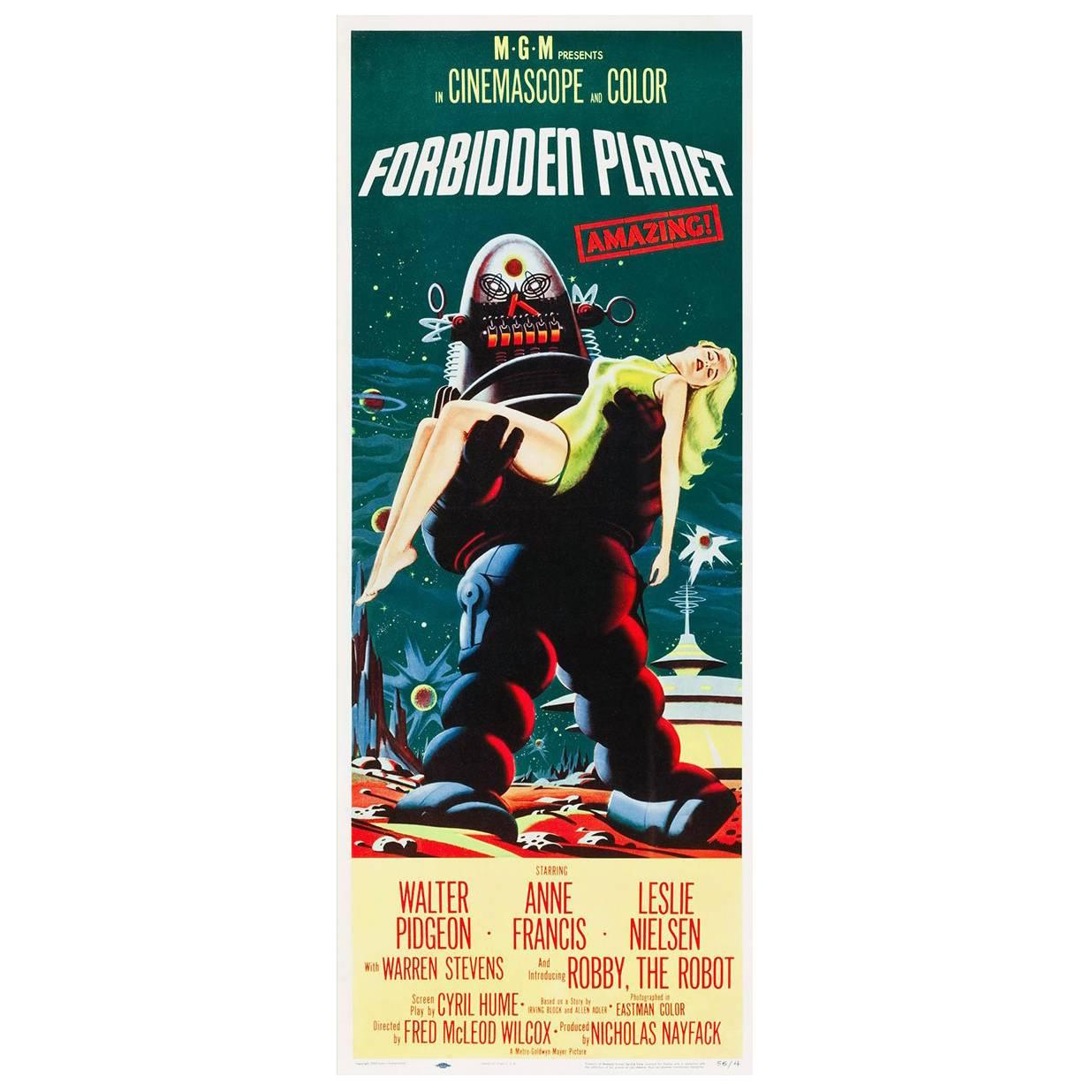 "Forbidden Planet" Film Poster, 1956 For Sale