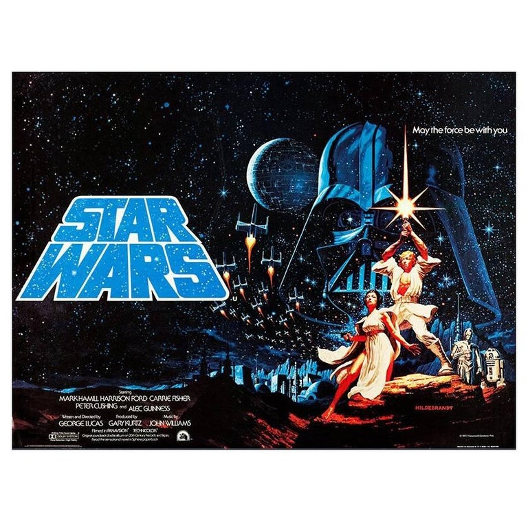 delicatesse Talloos Great Barrier Reef Star Wars" Film Poster, 1977 For Sale at 1stDibs | star wars poster 1977, star  wars movie poster 1977, star wars 1977 poster
