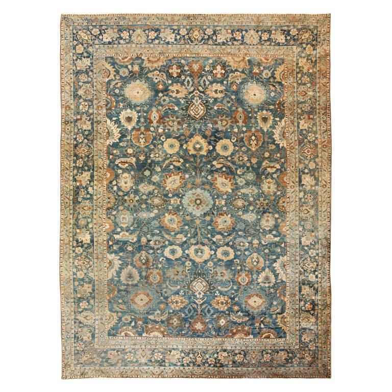 Antique Tabriz Persian Rug For Sale at 1stdibs