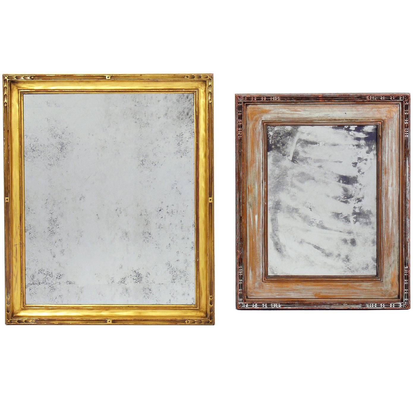 Giltwood Antiqued Mirrors