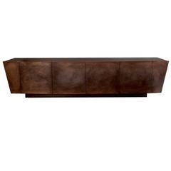 Modern 'Window' Sideboard in Bronze