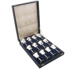 Sterling Silver Goblets Set of 12