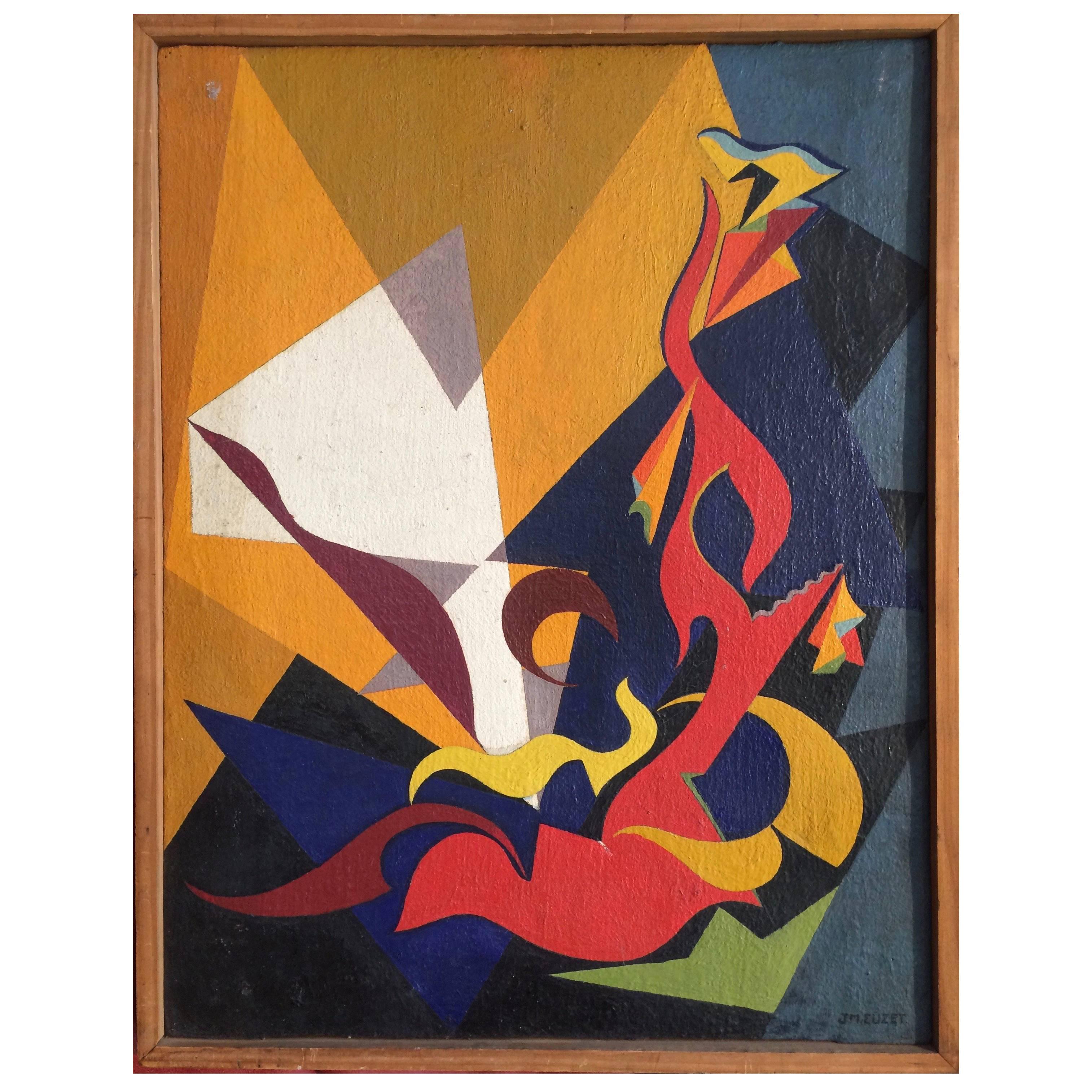 Rhythmic Elements N°2 by Jean-Marie Euzet, circa 1948