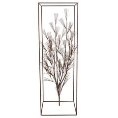 Large Curtis Jere Signed Caged Tree Form Sculpture 7