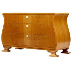 1950s Lyre Shaped Elm Chest of Drawers 8