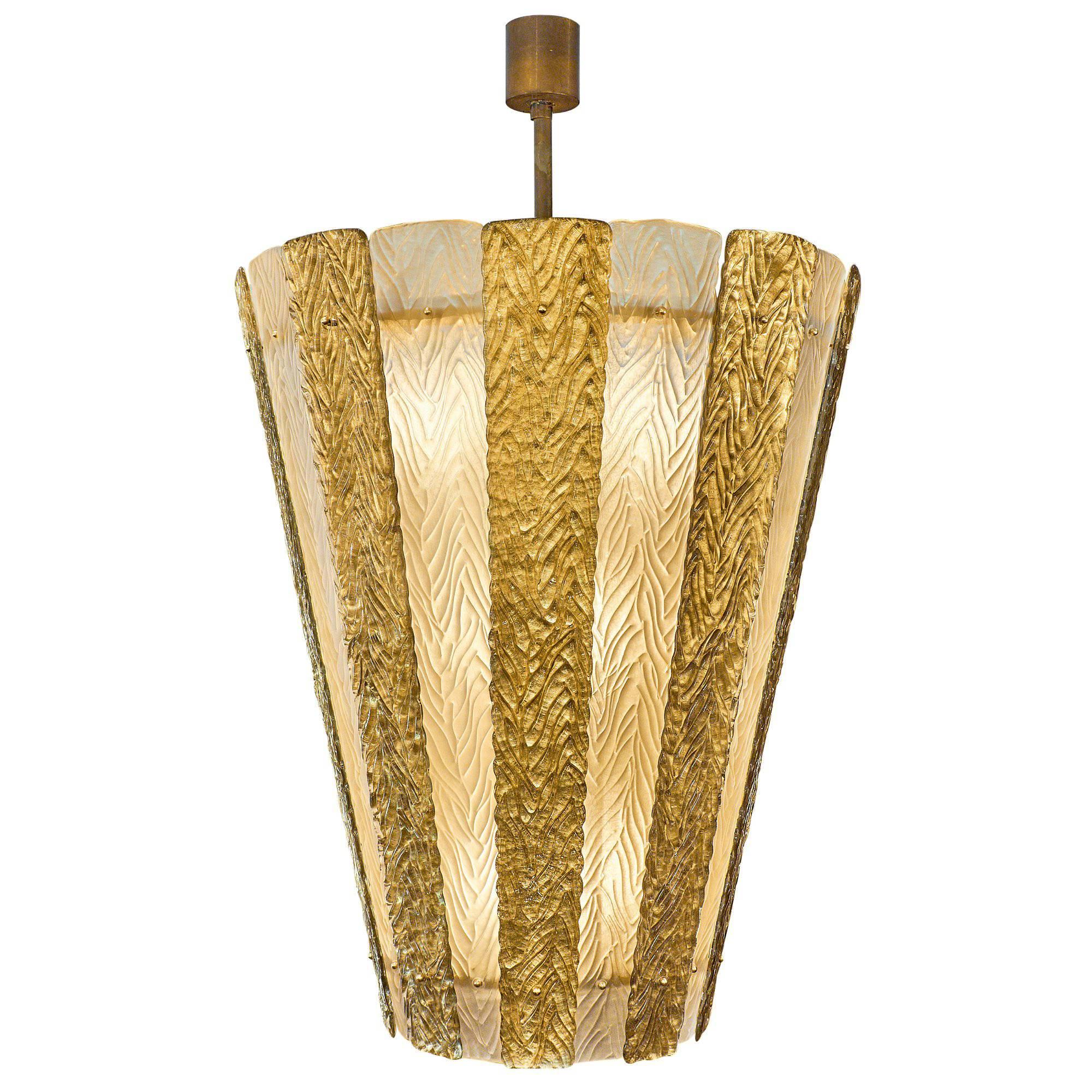“Grand” Murano Glass Lantern For Sale