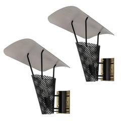 Pair of Jacques Biny Wall Lights 11
