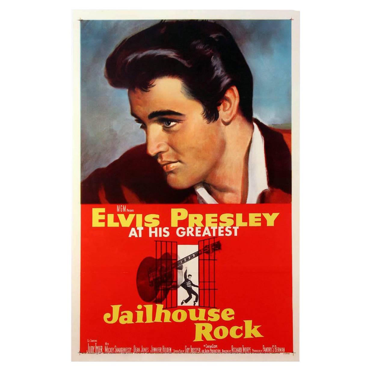 "Jailhouse Rock" Film Poster, 1957 For Sale