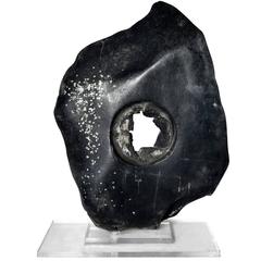 Abstract Bluestone Sculpture on Lucite Base 
