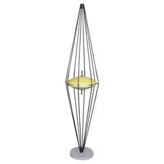 Ufo Floor Lamp, circa 1958, in the Style of Angelo Lelli, Italy
