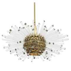 Vintage Miracle Glass Rod Chandelier by Bakalowits & Sohne, 1960