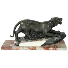 Art Deco Sculpture Panther, France, circa 1930 12