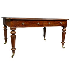 William IV Mahogany Writing Table or Desk