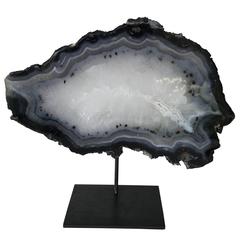 Agate Slice Sculpture, Madagascar, Prehistoric 4
