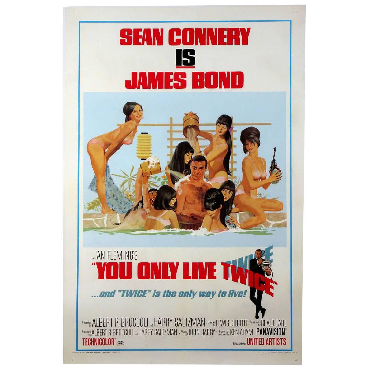 "You Only Live Twice" Film Poster, 1967