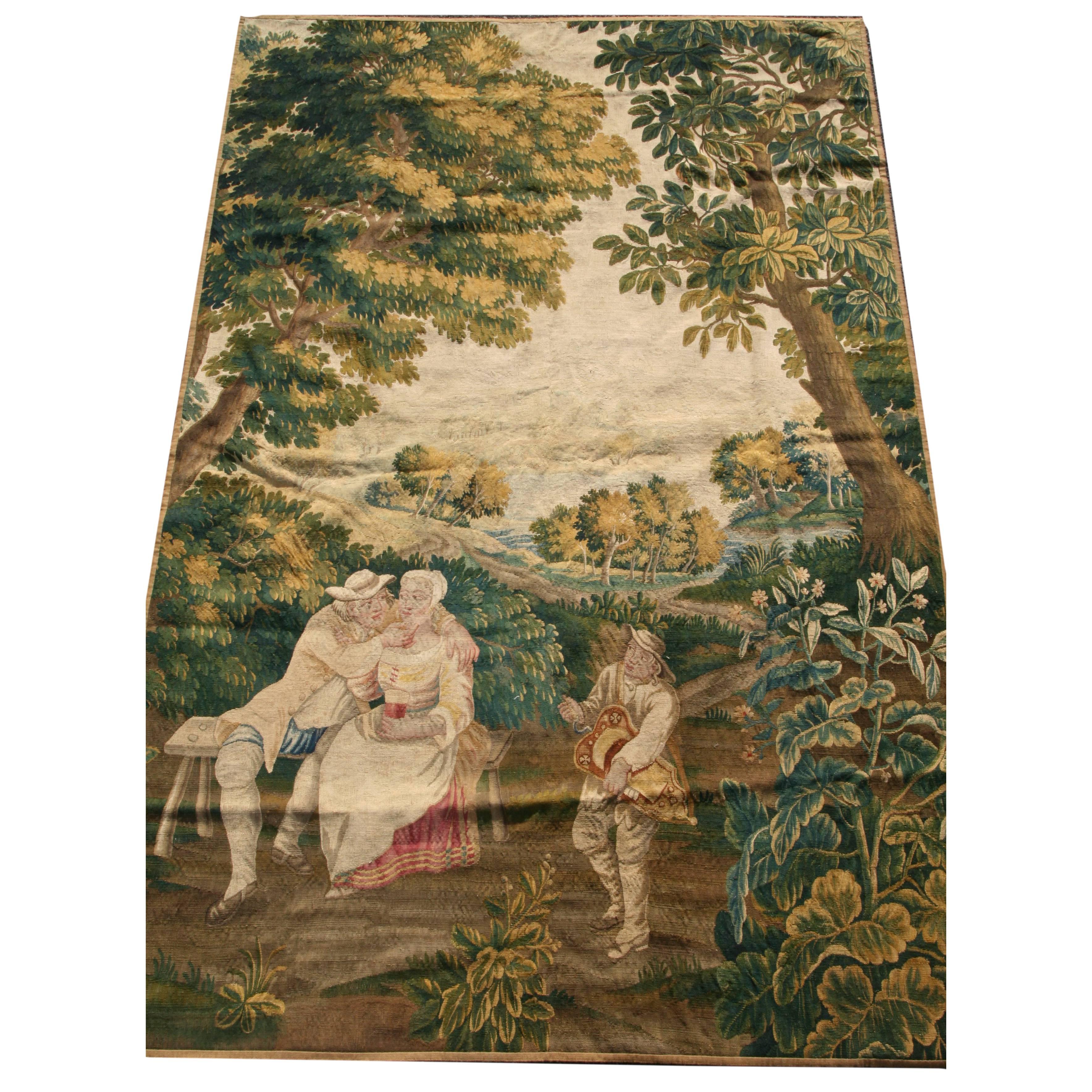 Brussels Tapestry, 18th Century For Sale
