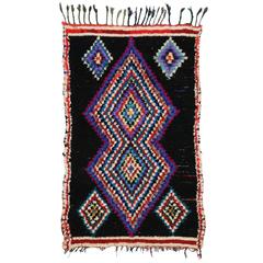 Modern Vintage Berber Moroccan Rug with Boho Chic Tribal Style 10