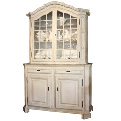 French Buffet with Glass Front Top