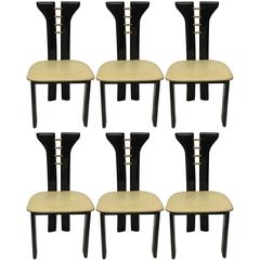 Set of Six Dining Chairs by Pierre Cardin 2