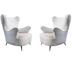 Pair of Modernist Itlaian Club Chairs 9