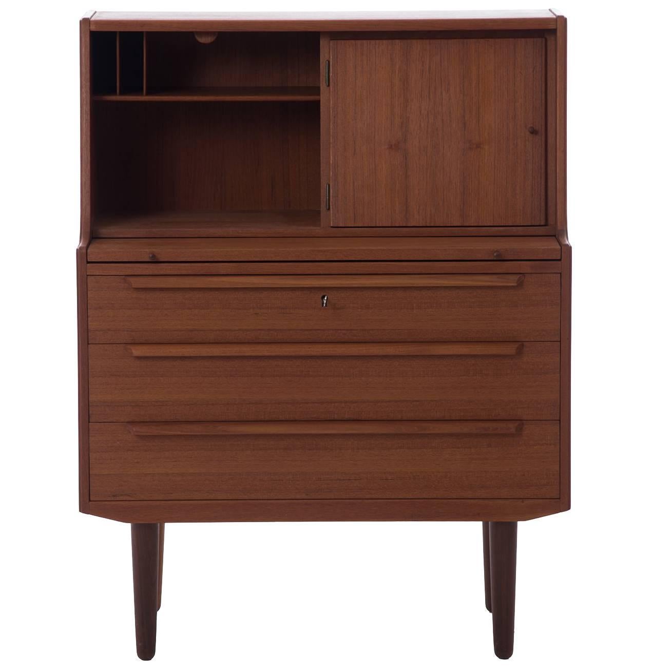 Danish Modern Secretary with Mirror