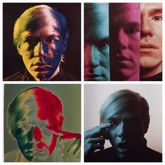Andy Warhol Portraits by Philippe Halsman, Set of 4, 1968 1