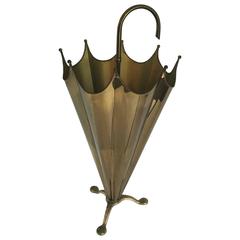 Italian Brass Umbrella Stand 8