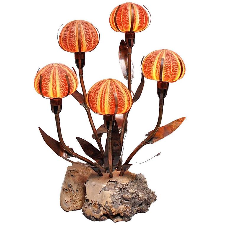 Sculptural Sea Urchin Table Lamp Late 20th Century - Sea Urchin Lamp Sculptural Sea Urchin Table Lamp Late 20th Century - Sea Urchin Lamp