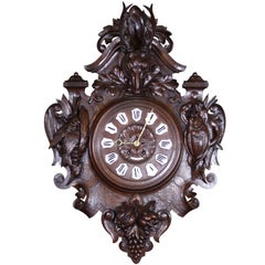 Antique 19th Century French Hunt Clock Signed Jean A. Rennes