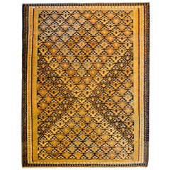 Vintage Mid-20th Century Qazvin Kilim Rug
